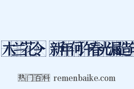 木兰花令·新年何许春光漏造句是什么意思的图片